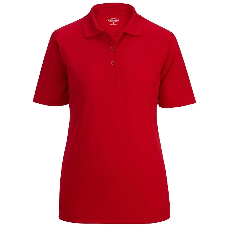 Women's Elegant Garments Edwards Women's Red Ultimate Lightweight Snag-Proof Polo