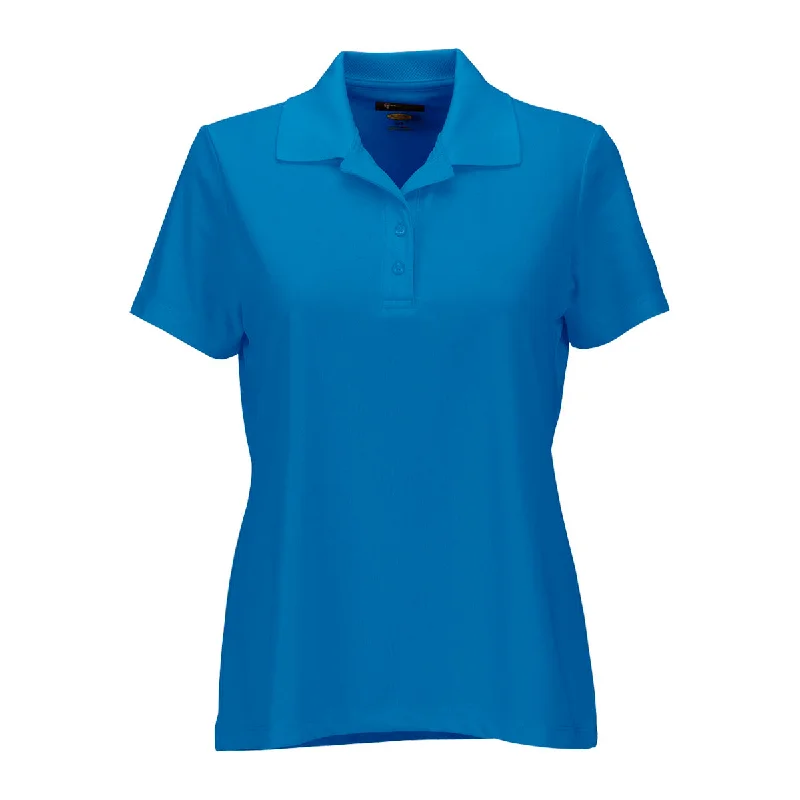 Earthy Tones Greg Norman Women's Lagoon Play Dry Performance Mesh Polo