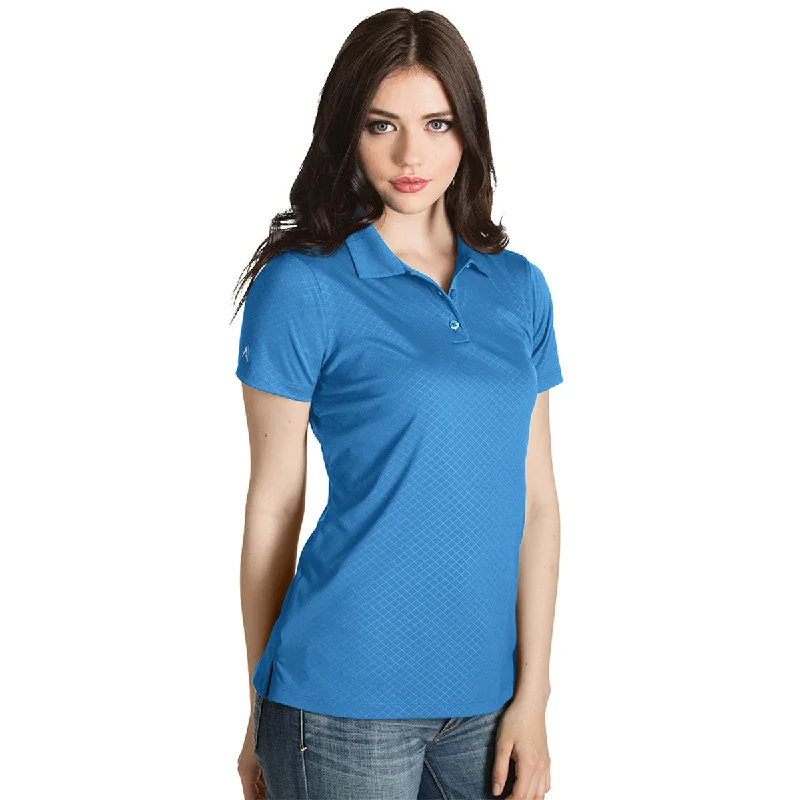 Women's Work Apparel Antigua Women's Columbia Blue Inspire Polo