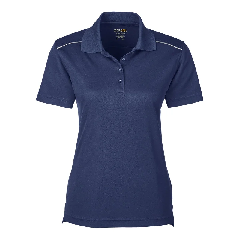 Elegant Fashion Core 365 Women's Classic Navy Radiant Performance Pique Polo