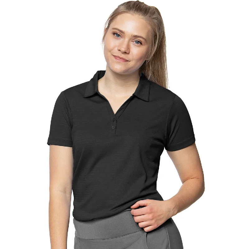 Women's Vacation Attire Antigua Women's Black Avalon Polo