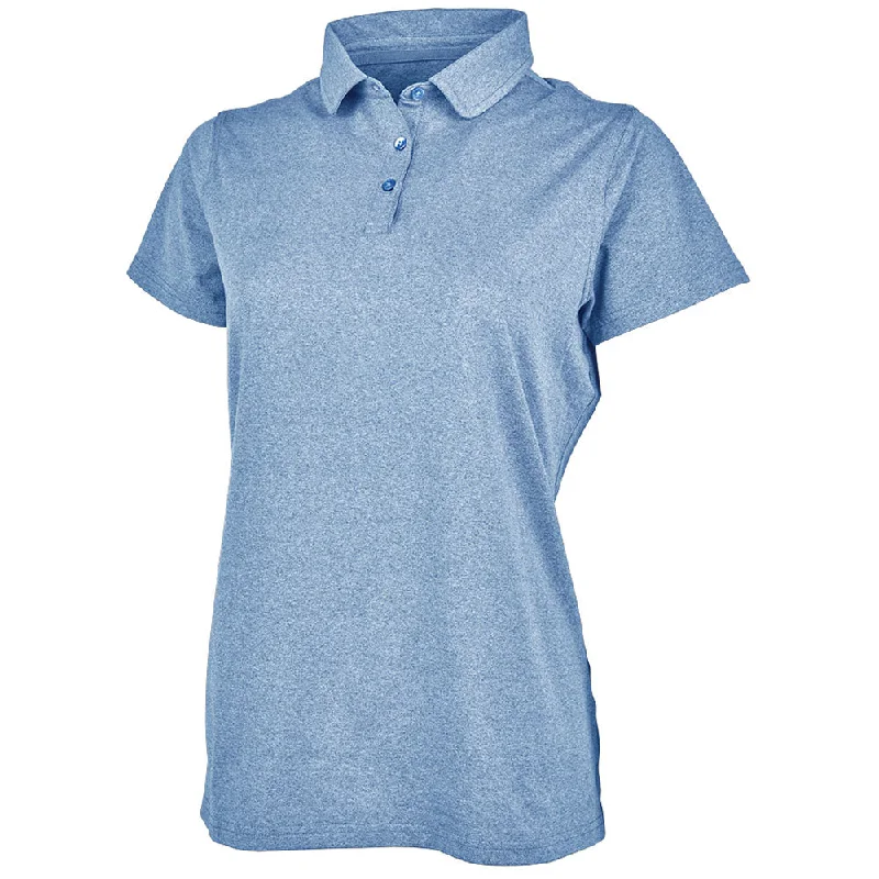 Women's Cozy Outfit For Lounging Charles River Women's Royal Heathered Eco-Logic Stretch Polo