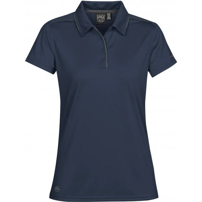 End of Season Sale Stormtech Women's Navy/Graphite Inertia Sport Polo