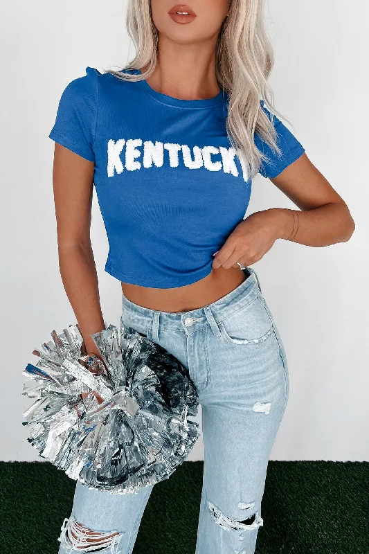 Elegant Styles Rep My Team Textured Graphic Tee (Kentucky)