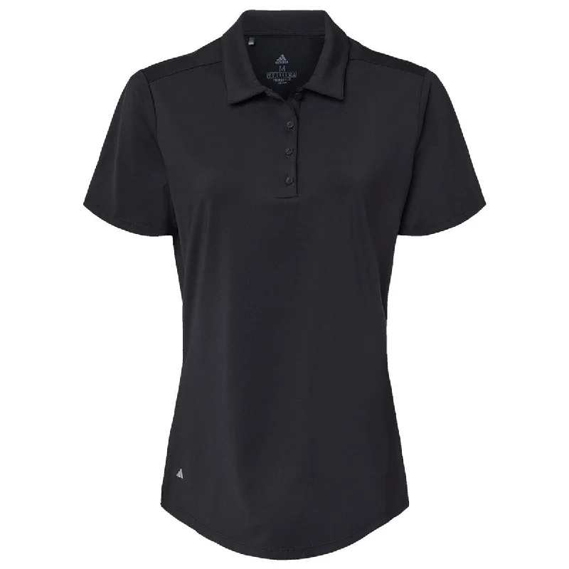 Women's Trendy Outfits Adidas Women's Black Ultimate Solid Polo