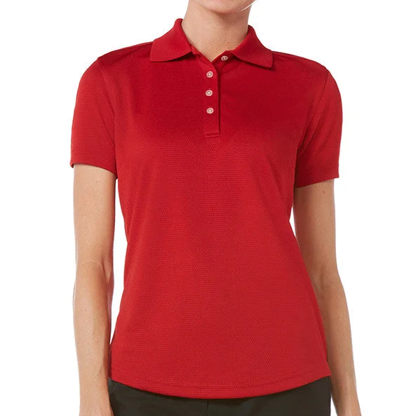 Women's Travel Outfit Set Callaway Women's Red Core Performance Polo