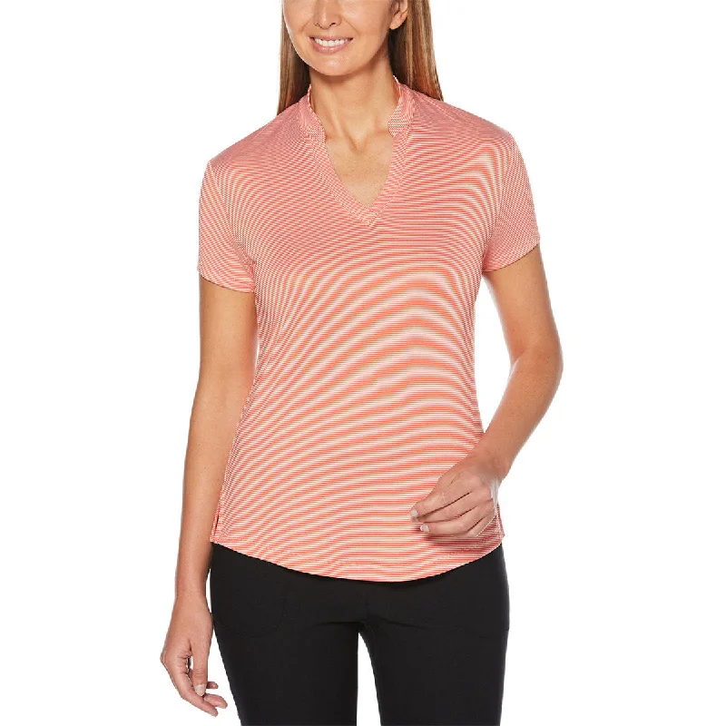 Women's Vintage Garments Callaway Women's Cayenne/Apricot Blush Mock Fine Line Stripe