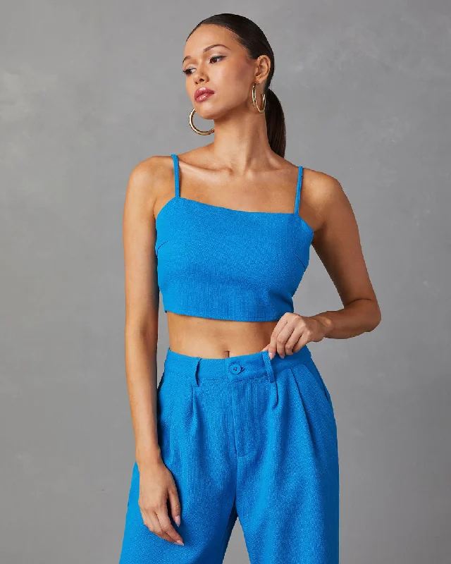 Comfy Women's Outfits for Daily Wear Tania Sleeveless Crop Top