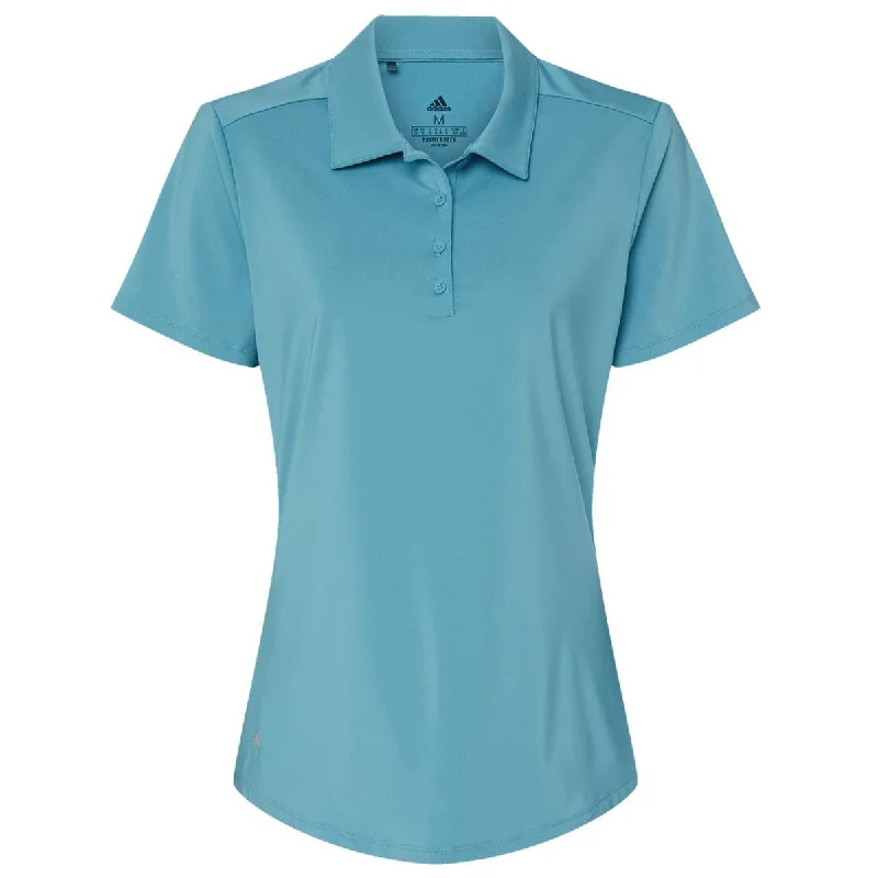 Timeless Women's Fashion Styles Adidas Women's Hazy Blue Ultimate Solid Polo