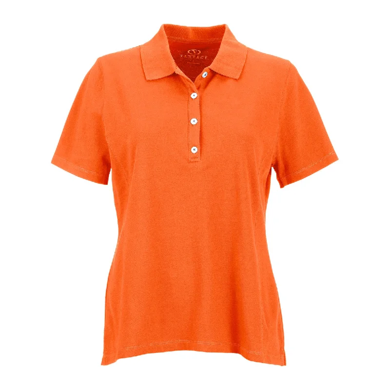 Glamorous Evening Wear Vantage Women's Orange Perfect Polo