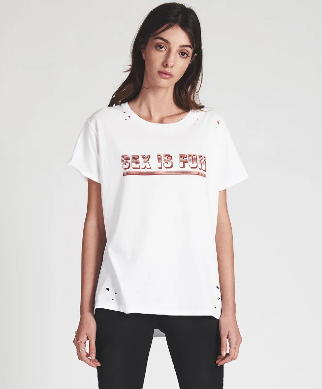 Wardrobe Upgrade SEX INFUSED TEE WHITE