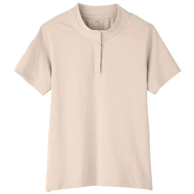 Women's Evening Apparel UltraClub Women's Stone Lakeshore Stretch Cotton Performance Polo