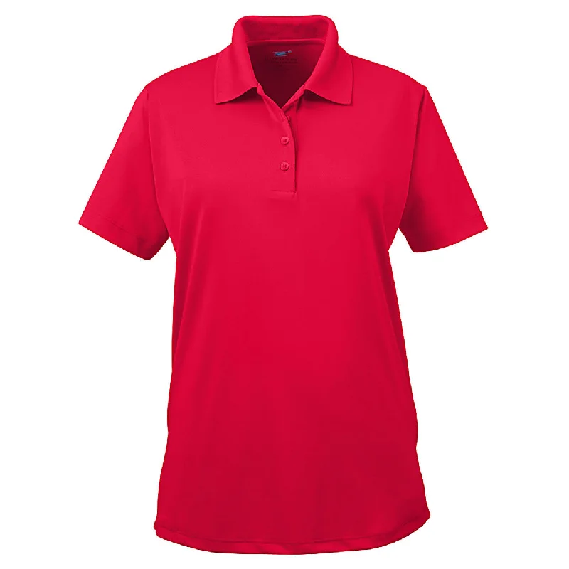 Comfy Women's Outfits for Daily Wear UltraClub Women's Red Cool & Dry 8 Star Elite Performance Interlock Polo