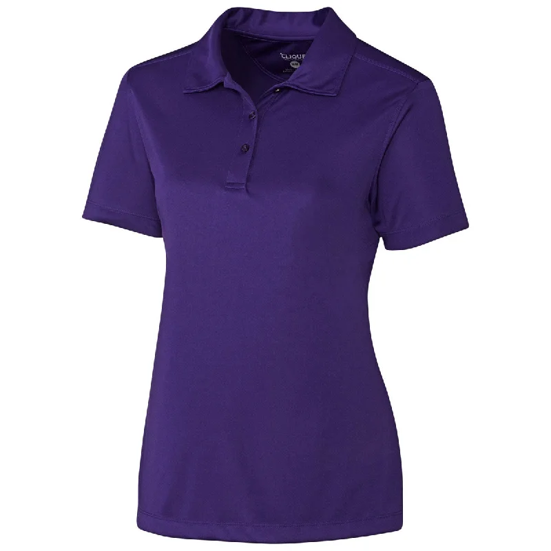 Women's Apparel Clique Women's College Purple Parma Polo