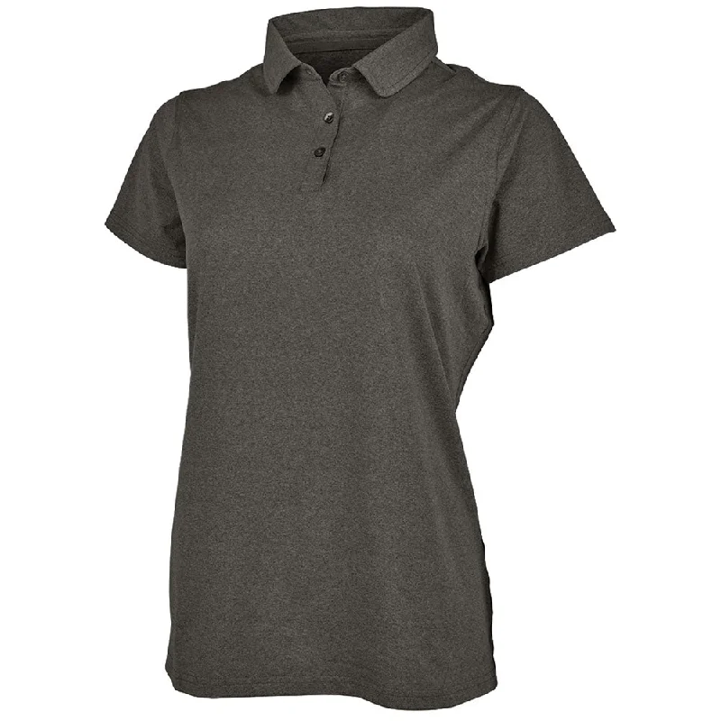 Women's Tailored Outfit Charles River Women's Graphite Heathered Eco-Logic Stretch Polo