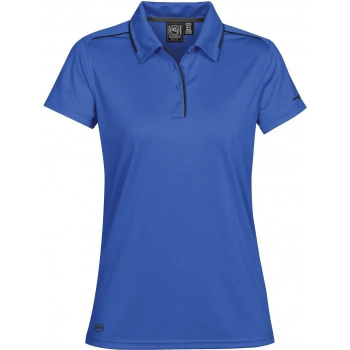 Women's Wardrobe Apparel Stormtech Women's Royal/Black Inertia Sport Polo