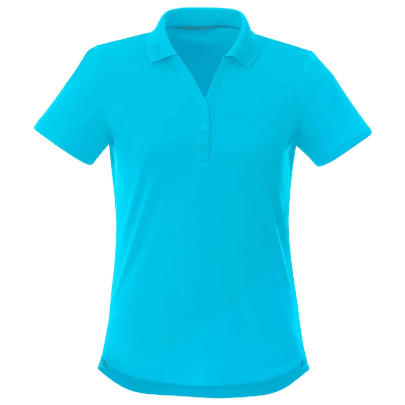 Trendy Women's Fashion Elevate Women's Aspen Blue Otis Short Sleeve Polo