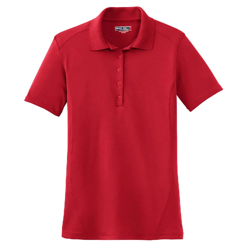 Best Boutiques Online Sport-Tek Women's True Red Dry Zone Raglan Accent Polo