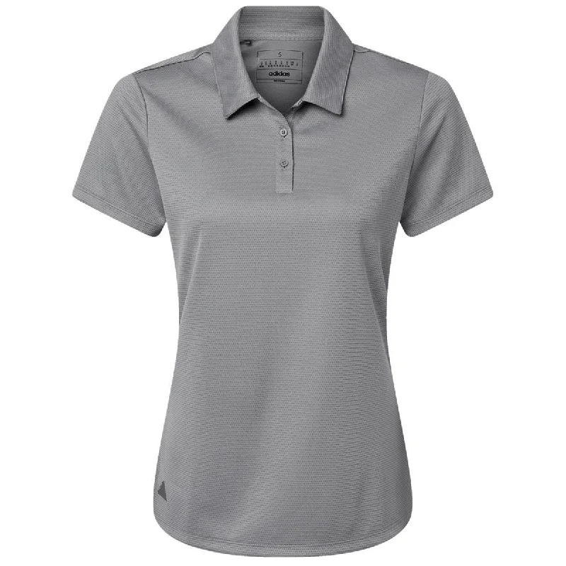 Cheap Women's Clothing Online Adidas Women's Grey Three Micro Pique Polo