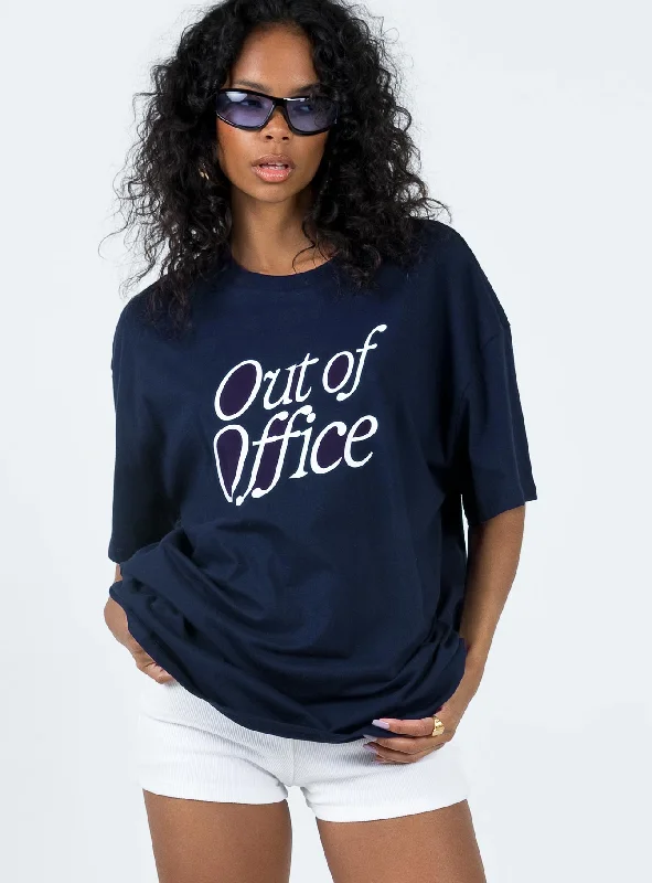 Women's Transitional Attire Out Of Office Tee Blue