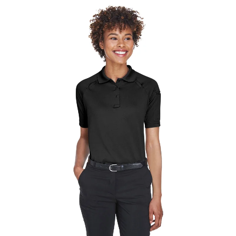 Women's Evening Apparel Harriton Women's Black Tactical Performance Polo