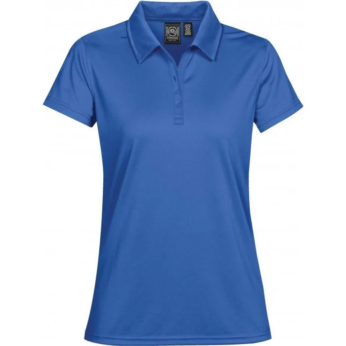 Relaxed Fit Women's Fashion Stormtech Women's Azure Blue Eclipse H2X-Dry Pique Polo