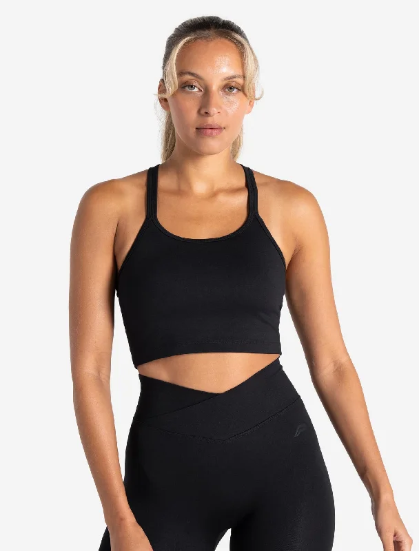 Limited Time Offer Sculpt Seamless Built-In Bra Tank - Black