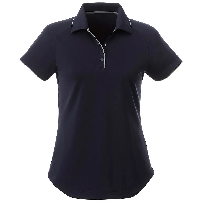 Relaxed Style Elevate Women's Vintage Navy/Quarry Remus Short Sleeve Polo