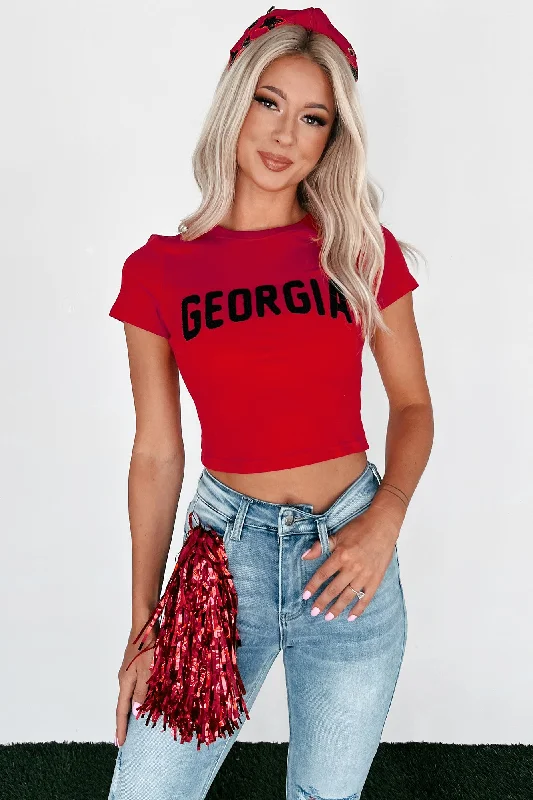 Luxury Fashion Rep My Team Textured Graphic Tee (Georgia)