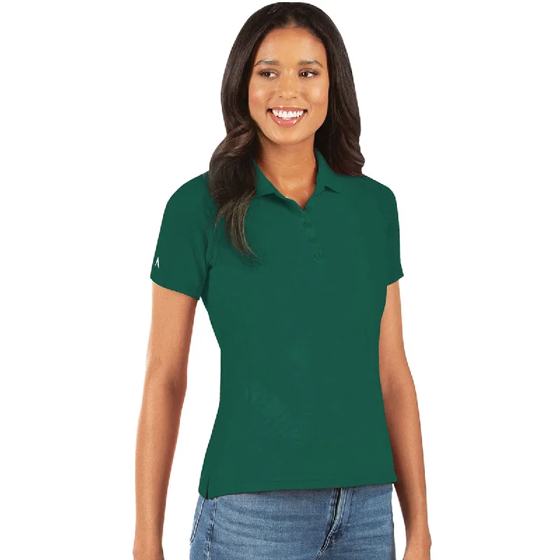 Formal Garments For Women Antigua Women's Evergreen Legacy Short Sleeve Polo Shirt