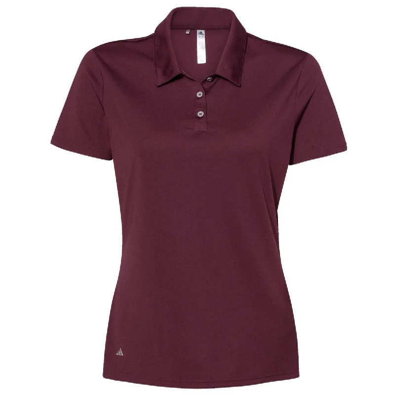 Women's Casual Wear Outfit adidas Golf Women's Maroon Performance Sport Shirt