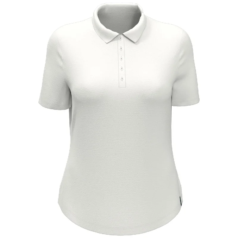 Women's Plus-Size Outfit Perry Ellis Women's Bright White Classic Polo