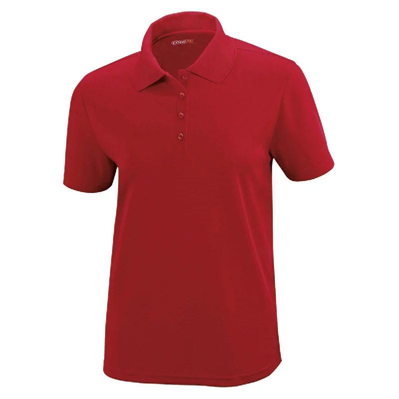 Women's Travel Apparel Core 365 Women's Classic Red Origin Performance Pique Polo