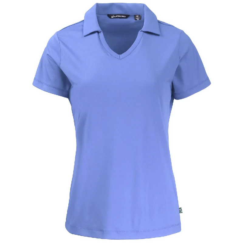 Casual Fashion for Women Cutter & Buck Women's Hyacinth Daybreak Eco Recycled V-neck Polo