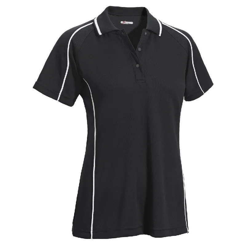 Glamorous Evening Wear Expert Women's Black/White Malibu Polo