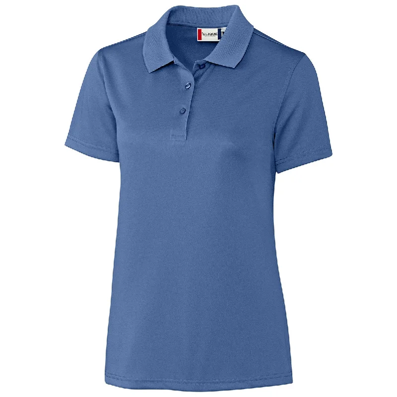 Women's Holiday Apparel Clique Women's Sea Blue Malmo Snag Proof Polo