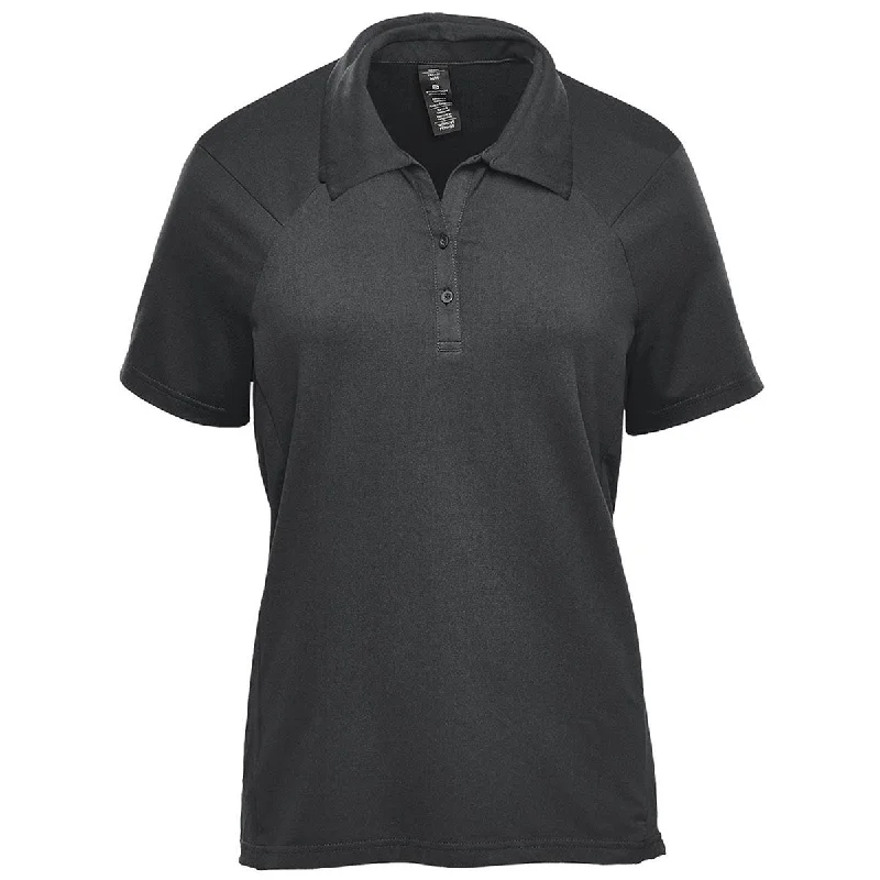 Women's Casual Attire Stormtech Women's Graphite Camino Performance Short Sleeve Polo