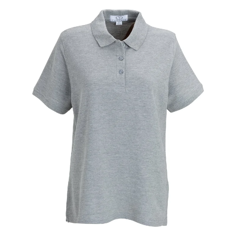 Clearance Sale Online Vantage Women's Oxford Soft-Blend Double-Tuck Pique Polo