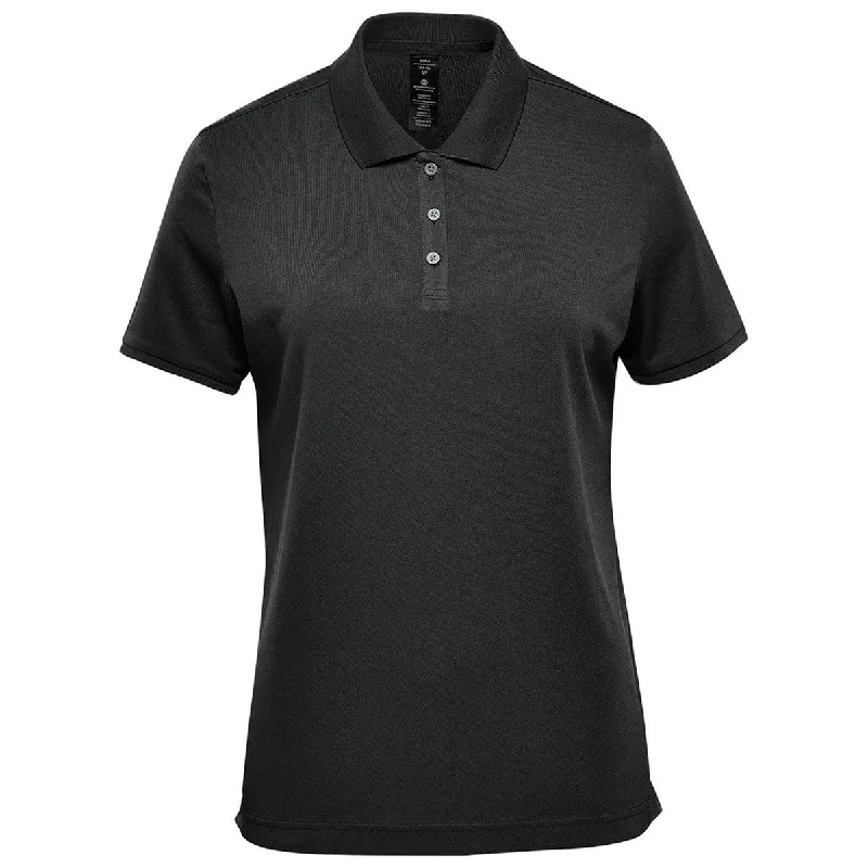 Women's Evening Wear Attire Stormtech Women's Black Sirocco Sports Polo