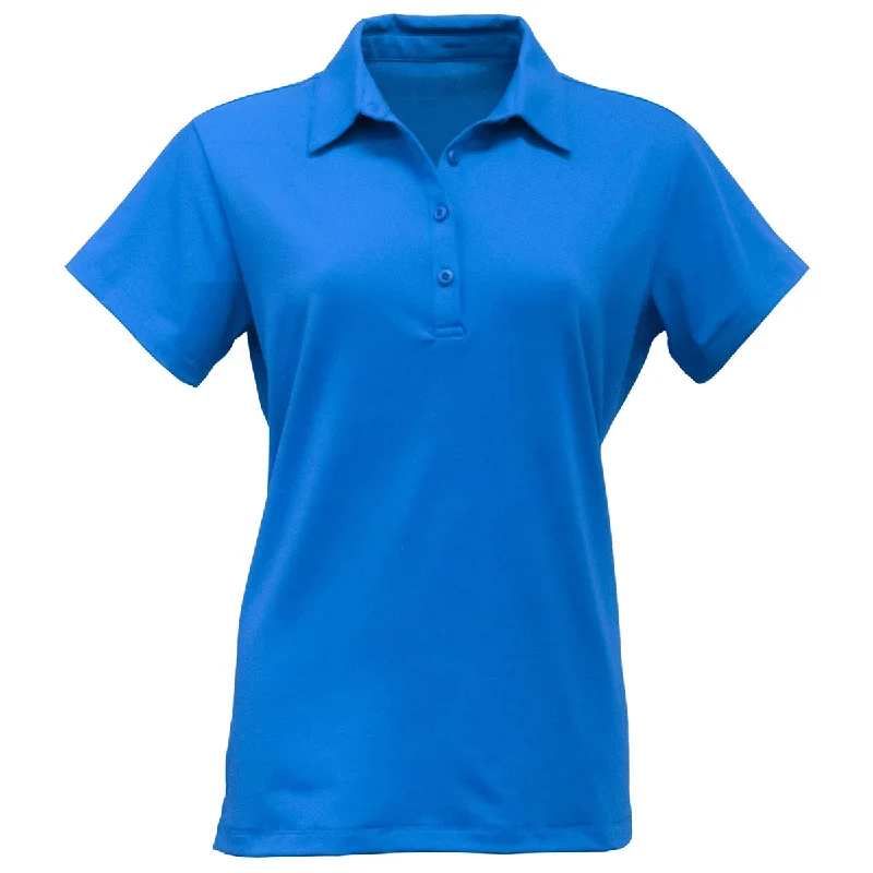 Women Wear Online BAW Women's Royal Solid Spandex Polo