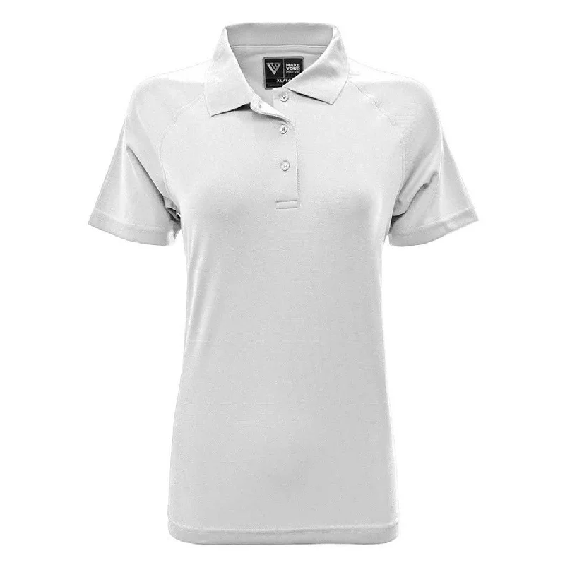 Comfortable Casual Wear Levelwear Women's White Balance Polo