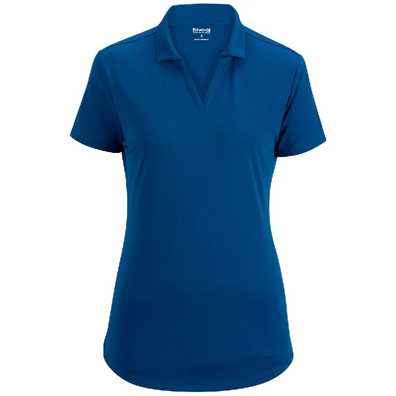 Women's Plus-Size Outfit Edwards Women's Royal Blue Ultimate Lightweight Snag-Proof Polo