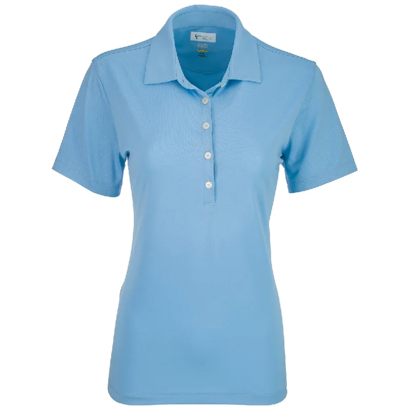 Comfortable Women's Attire Greg Norman Women's Coastal Blue Freedom Polo