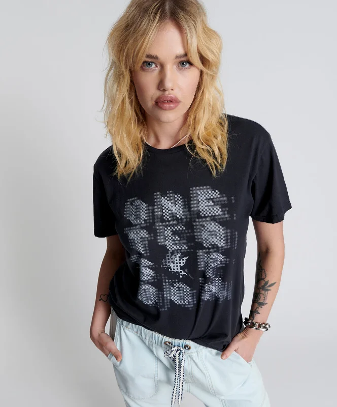 Relaxed Style ONE TEASPOON POSTER PRINT CREW TEE