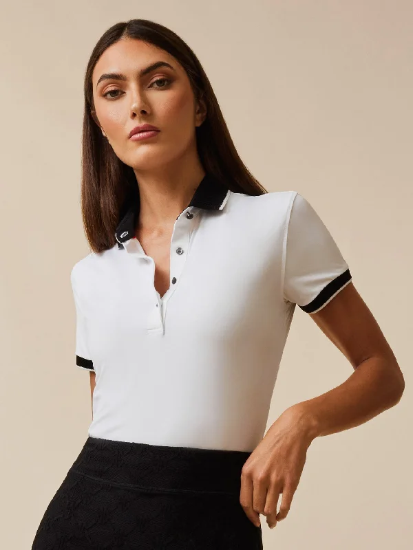 Discount Price Scarlett Polo With Fiske Collar