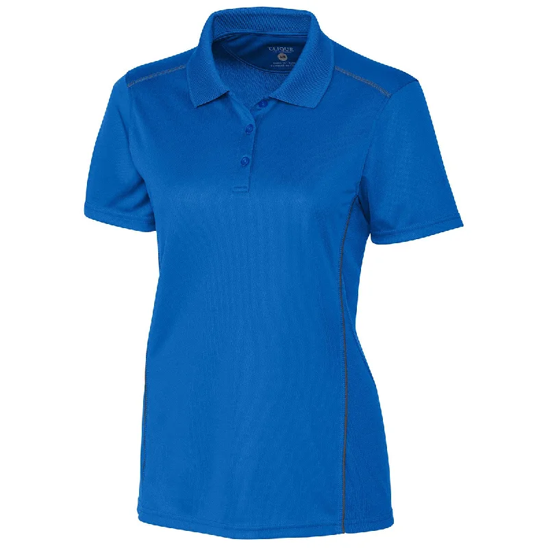 Women's Casual Apparel For Weekends Clique Women's Royal Blue Ice Sport Polo