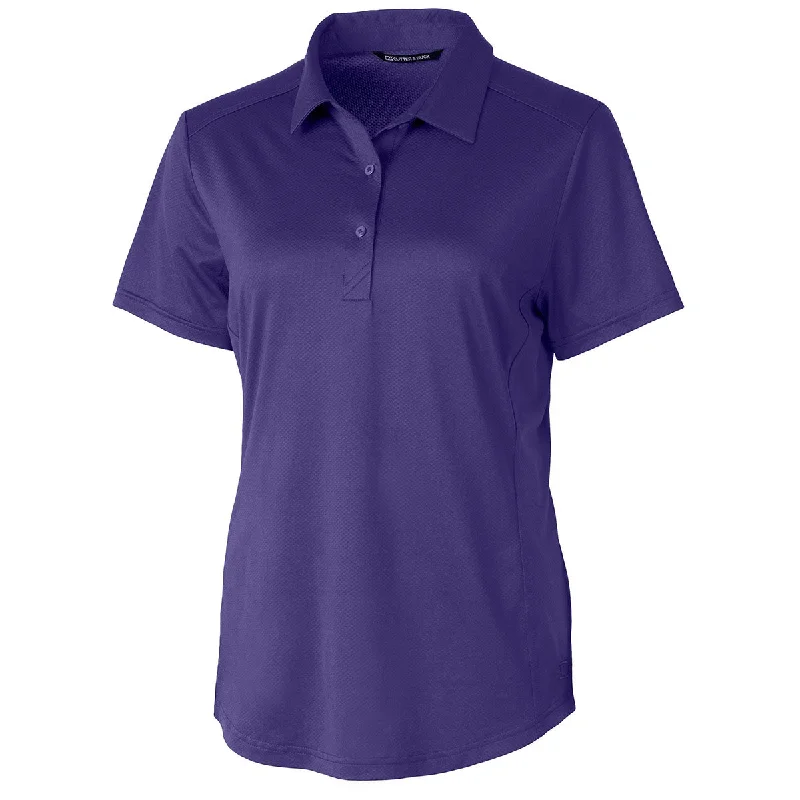 Women's Vintage Attire Cutter & Buck Women's College Purple Prospect Polo