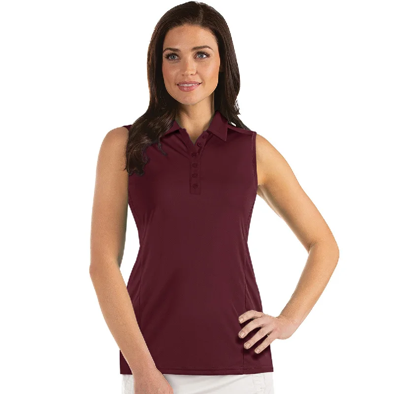 Affordable Women's Attire Antigua Women's Maroon Tribute Sleeveless Top