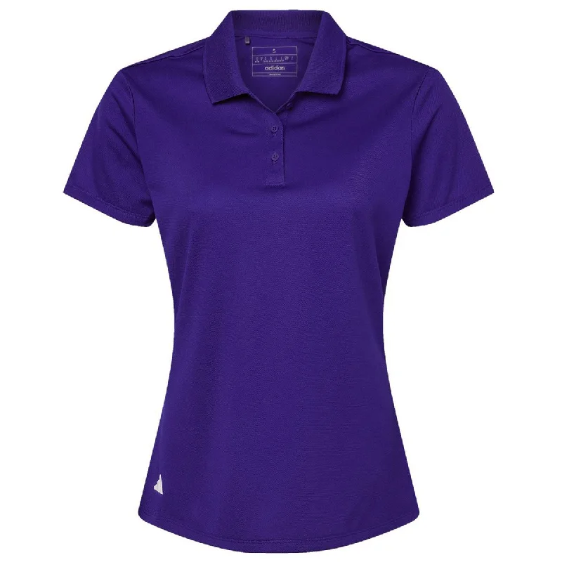 Clothing Store Adidas Women's Collegiate Purple Basic Sport Polo