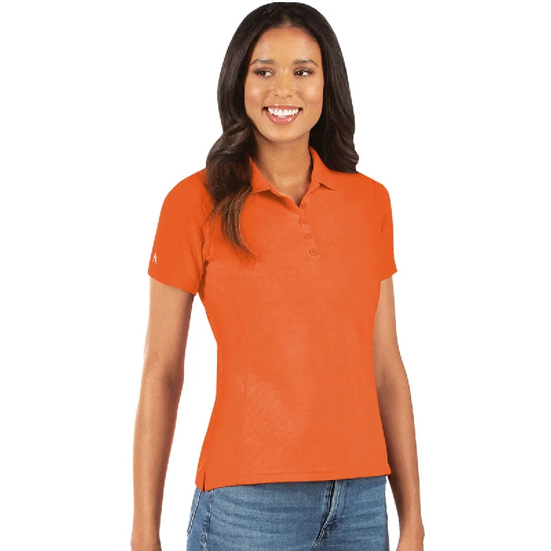 Casual Garments For Women Antigua Women's Mango Legacy Short Sleeve Polo Shirt